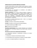 Farmacología del sistema nervioso autonomo