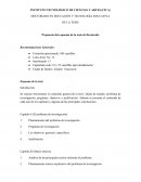 Propuesta de esquema de una tesis de Doctorado