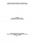 PROYECTO FABRICA BOCADILLO