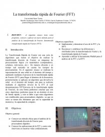 Transformada rapida de fourier. Página 1