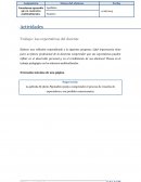 Expectativas del docente