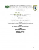 UN ACERCAMIENTO ANALÍTICO AL TRIÁNGULO DE LA DIDÁCTICA