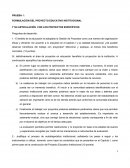 FORMULACIÓN DEL PROYECTO EDUCATIVO INSTITUCIONAL Y SU ARTICULACIÓN CON LOS PROYECTOS ESPECÍFICOS