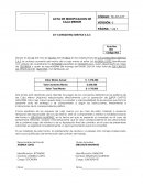 Acta de modificacion de caja menor