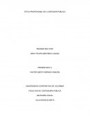 ÈTICA PROFESIONAL DEL CONTADOR PÙBLICO