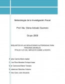 REQUISITOS DE LAS DEDUCCIONES AUTORIZADAS PARA PERSONAS MORALES TÍTULO II LEY DEL IMPUESTO SOBRE LA RENTA