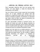 APERTURA DEL PERIODO LECTIVO 2014