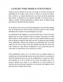 Explotacion de la mujer