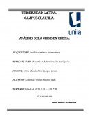 Analisis Economico de Grecia