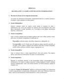 LA RECOPILACIÓN Y CLASIFICACIÓN DE DATOS E INFORMACIONES