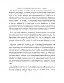 Relación entre prácticas administrativas