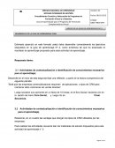RELACIONES CON LOS CLIENTES Actividades de contextualización e identificación de conocimientos necesarios para el aprendizaje)