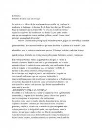 El hábito de dar a cada uno lo suyo. Página 1