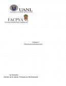 Principios de Administración