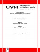 Propuesta para el área de Recursos Humanos