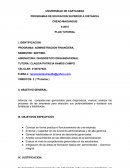 Asignatura de diagnóstico organizacional: Objetivos, competencias y evaluación del aprendizaje