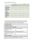 Parcial administración de salarios