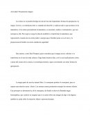 Actividad: Pensamiento mágico. La relación entre los mitos y la magia como formas de apropiación del mundo