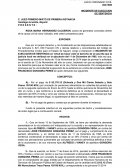 Incidente de Ejecución de Sentencia (Familiar)