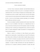 Resumen "Jóvenes: comunicación e identidad" Martín Barbero