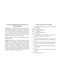 PLAN DE CUIDADOS PARA PACIENTES CON TRAUMATISMOS. Página 1
