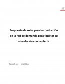 Propuesta de roles para la conducción de la red de demanda para facilitar su vinculación con la oferta