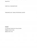 PROBLEMÁTICA DEL TRABAJO PROFESIONAL DOCENTE
