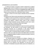 ANTECEDENTES DEL JUICIO DE AMPARO: