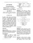 INFORME “Granulometría, Hidrómetro y Límites