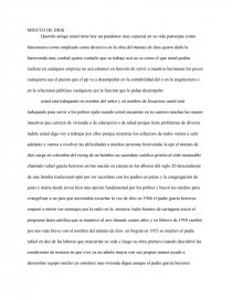 MINUTO DE DIOS. Página 1