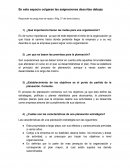 Administracion - Tarea ¿Qué importancia tienen las metas para una organización?