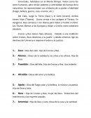 Listado dioses de la antigua Grecia