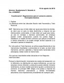 Regulaciones para el comercio exterior. Conceptos básicos.