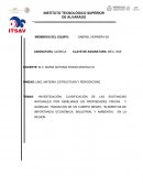 INVESTIGACIÓN; CLASIFICACIÓN DE LAS SUSTANCIAS NATURALES POR SEMEJANZA EN PROPIEDADES FÍSICAS Y QUÍMICAS, *RADIACIÓN DE UN CUERPO NEGRO, *ELEMENTOS DE IMPORTANCIA ECONÓMICA, INDUSTRIAL Y AMBIENTAL EN LA REGION
