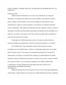 ENSAYO SOBRE LA IMPORTANCIA DE LOS SISTEMAS DE INFORMACIÓN EN LAS EMPRESAS