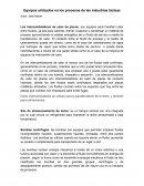 Equipos utilizados en los procesos de las industrias lácteas