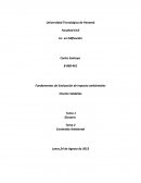 Fundamentos de Evaluación de impacto ambientales