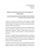 Influencia de los medios de comunicación masiva