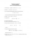 Taller ecuaciones diferenciales