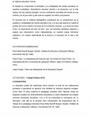 Problematica del Trabajo. Una de las claves para comprender el sentido del nuevo Diseño