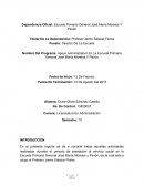 Apoyo Administrativo En La Escuela Primaria General José María Morelos Y Pavón