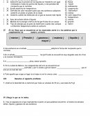 Examen diagnostico quimica tercer bimestre