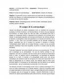 El Campo de la Antropología (Claude Lévi-Strauss)