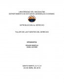 TALLER DE LAS FUENTES DEL DERECHO