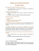 Trabajo de investigación - el bullying