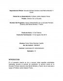 Apoyo Administrativo En La Escuela Primaria General José María Morelos Y Pavón