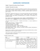 Unidad 2. El proceso de escritura: Géneros Narrativos Actividad 5. Borrador de la crónica