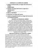 HOMENAJE A LA VIRGEN DEL CARMEN