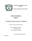 Prólogo A La Estadística