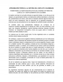 Aproximacion teorica a la historia del conflicto colombiano